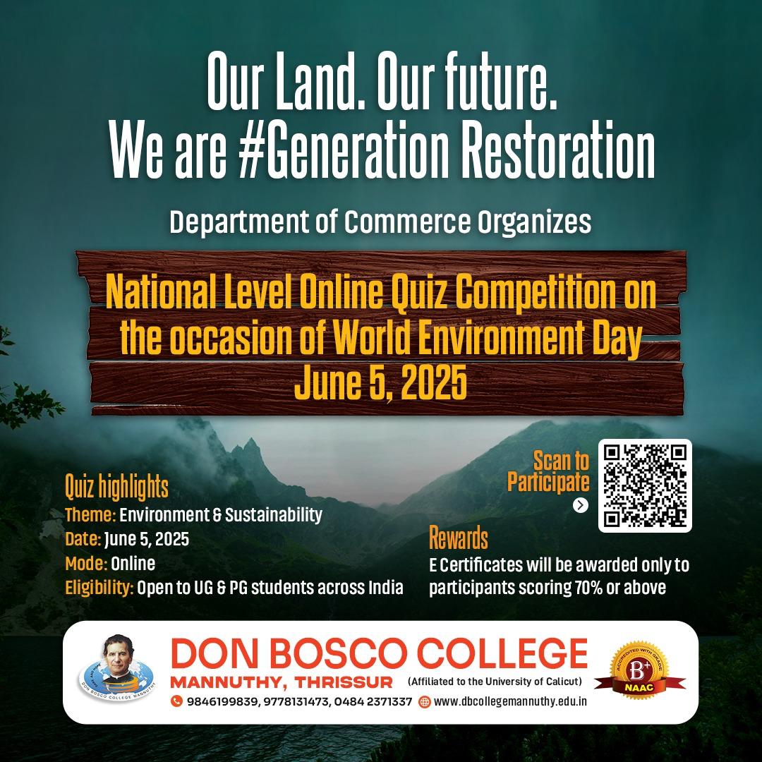 Commerce Department Hosts National Online Quiz on World Environment Day 2025: Our Land, Our Future